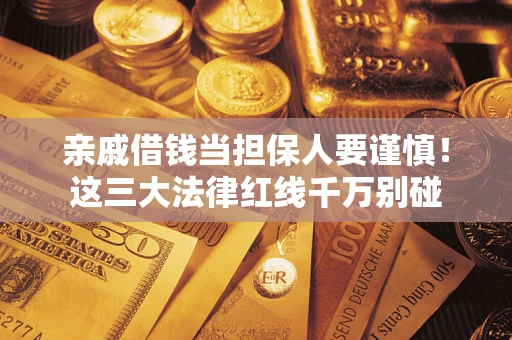 济南亲戚借钱当担保人要谨慎！这三大法律红线千万别碰