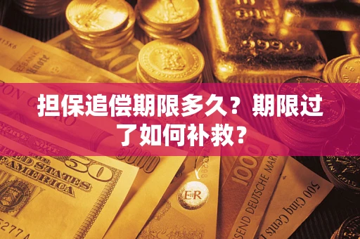 济南担保追偿期限多久？期限过了如何补救？