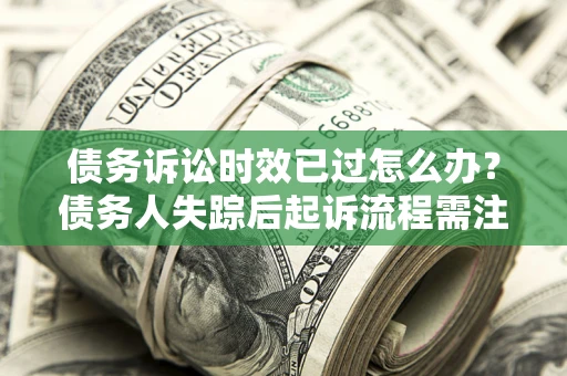 济南债务诉讼时效已过怎么办？债务人失踪后起诉流程需注意什么？