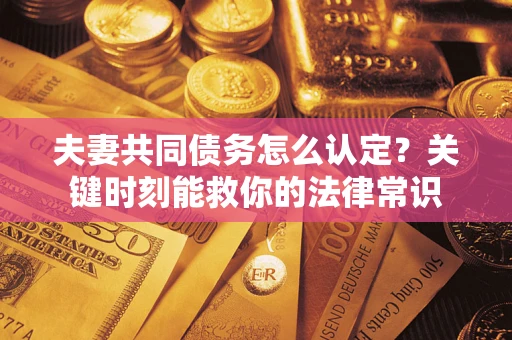 济南夫妻共同债务怎么认定？关键时刻能救你的法律常识